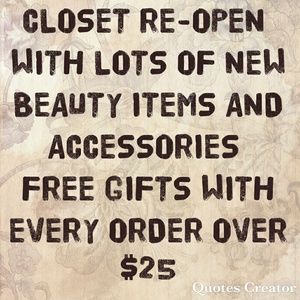 ALL BRAND NEW ITEMS BEING ADDED TODAY